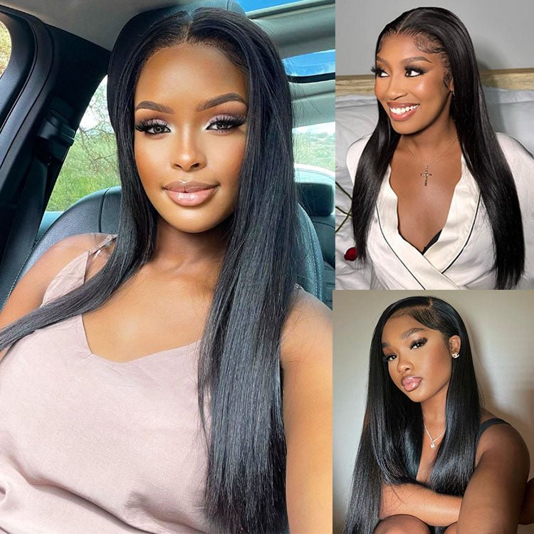 13x4 Lace Front Brazilian Straight Wigs Remy Hair - Superlovehair
