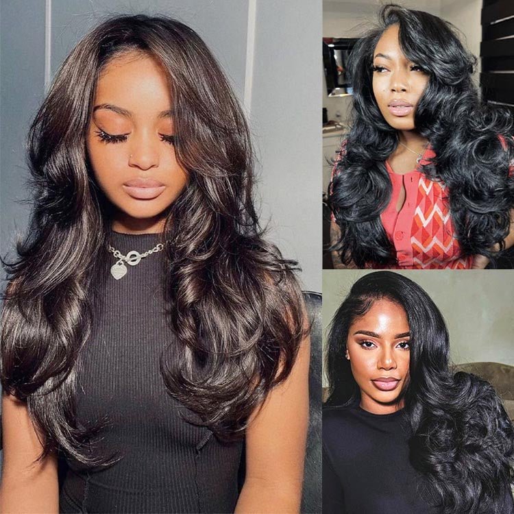 13X4 Lace Frontal Body Wave Wig Human Hair - Superlovehair