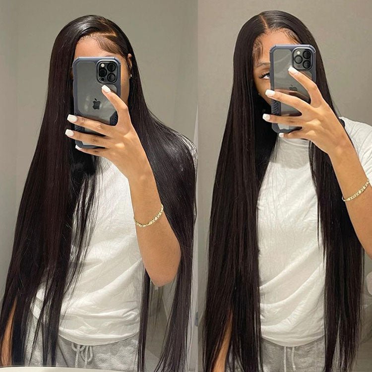 13x6 Staright Lace Frontal Wig Pre Plucked With Baby Hair - Superlovehair