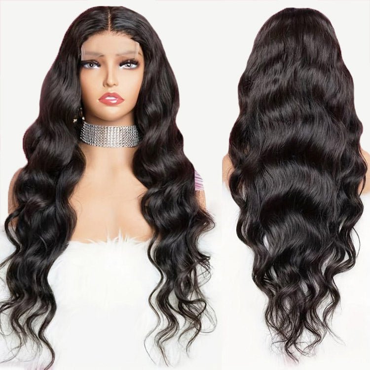 4x4 Lace Closure Wigs Body Wave Human Hair Brazilian 12A Grade Human Hair Wig Swiss Lace wig - Superlovehair