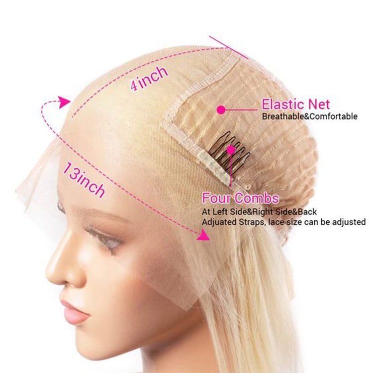 Blonde 613 Lace Front Wig 13X4 Ear to Ear Lace Wig Straight Human Hair Superlove Hair - Superlovehair