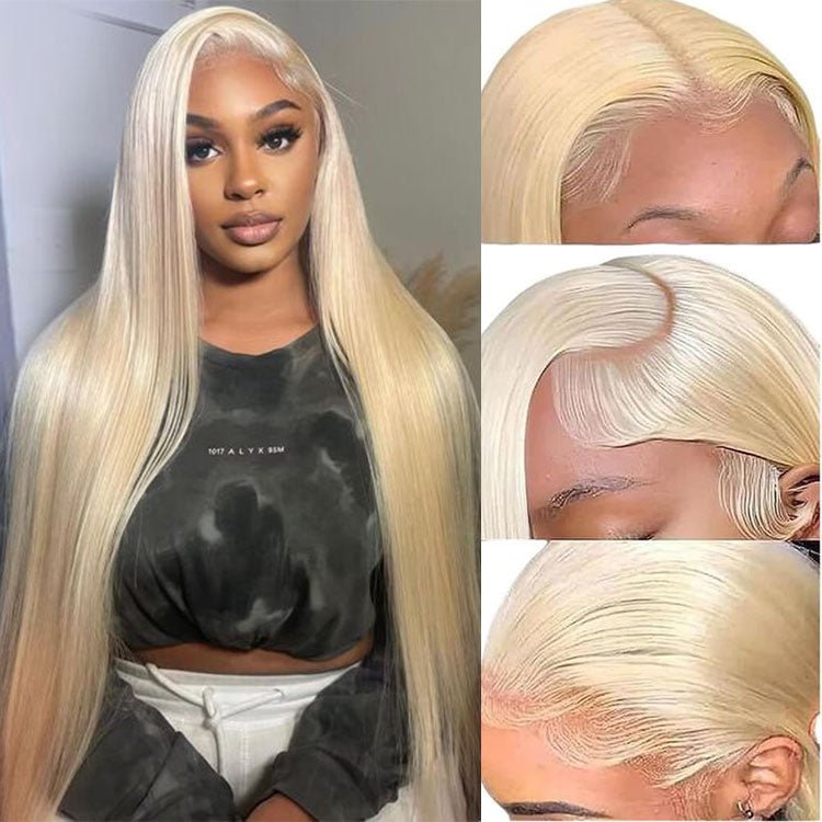 Blonde 613 Lace Front Wig 13X4 Ear to Ear Lace Wig Straight Human Hair Superlove Hair - Superlovehair
