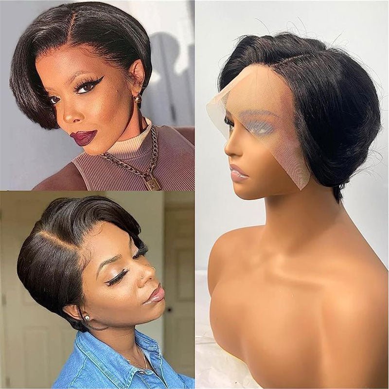 Flash Sale | Pixie Cut Glueless 13x4 Full Frontal Lace Wig - Superlovehair