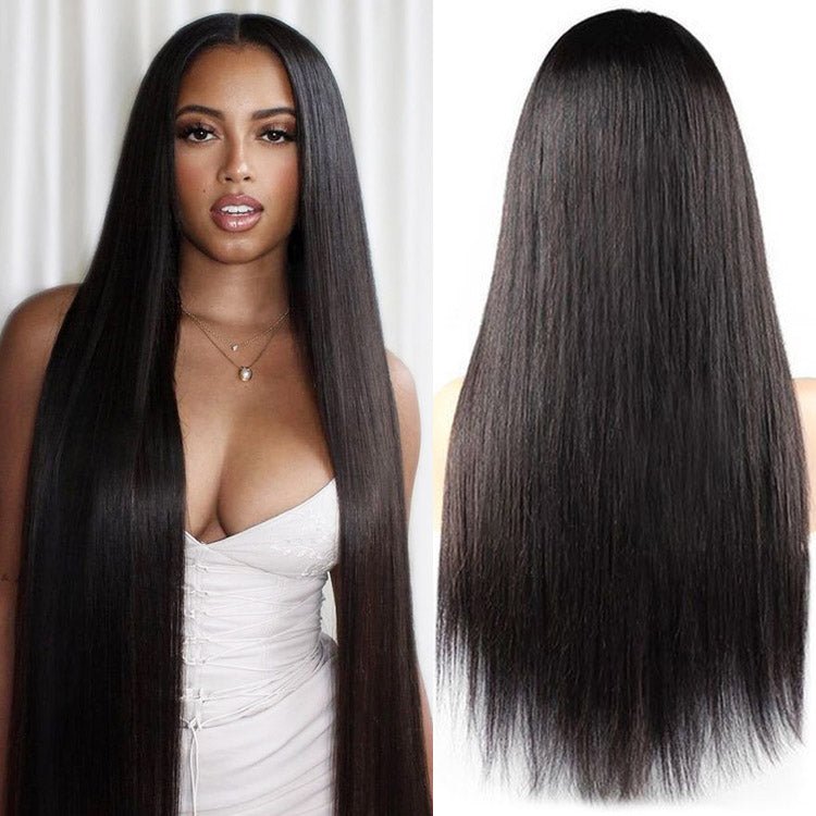 Glueless 13x4 HD Transparent Lace Frontal Straight Wigs For Women - Superlovehair