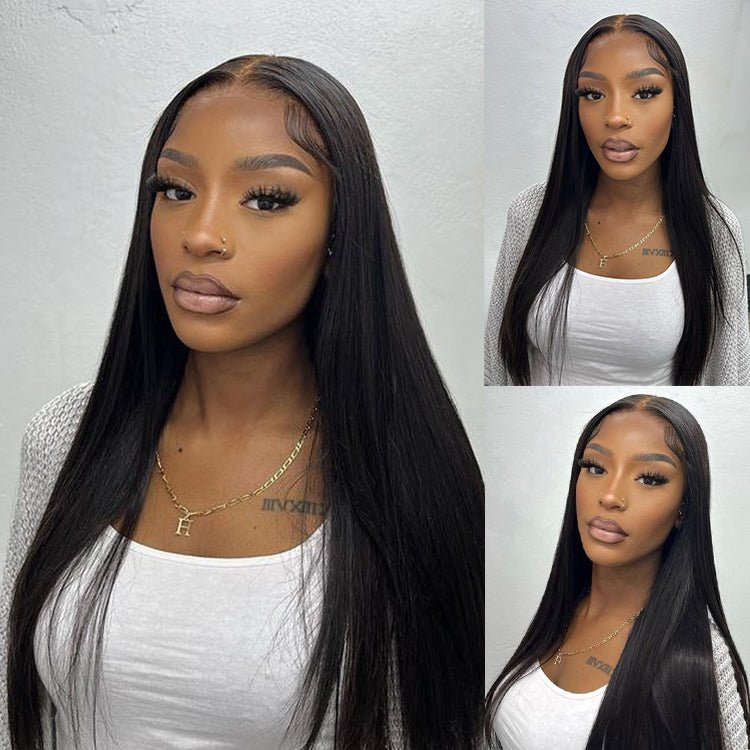 Glueless 13x6 HD Transparent Lace Frontal Straight Wigs - Superlovehair