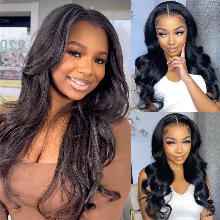Glueless 4x4 Lace Closure Wigs Body Human Hair - Superlovehair