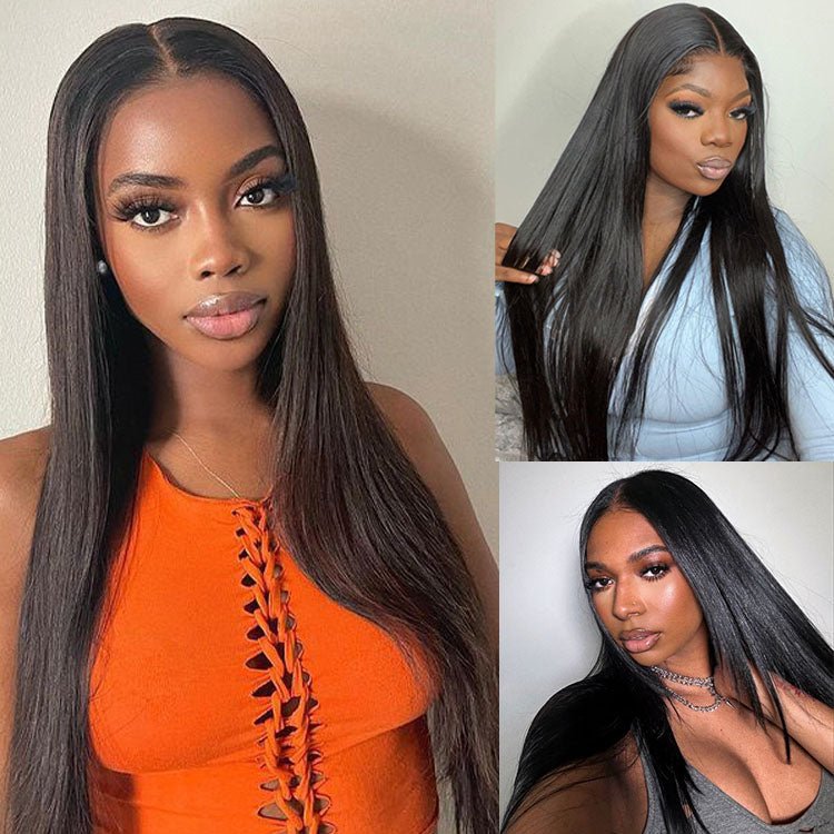 Glueless 6X4 HD Pre Plucked Lace Bleach Knots Straight Wig - Superlovehair