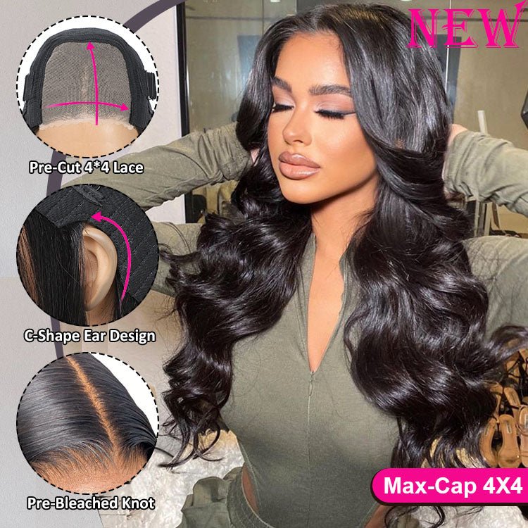 Glueless Max - cap Superlove Wear Go Pre - Cut 20 inch Body Wig - Superlovehair