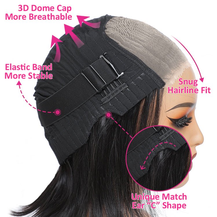 Glueless Max - cap Superlove Wear Go Pre - Cut 5X7 Straight Wig - Superlovehair