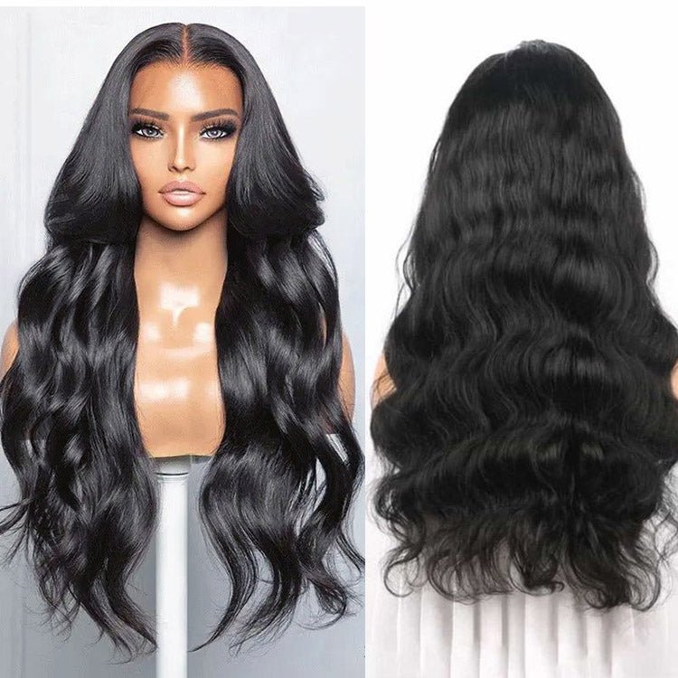 Malaysian Human Hair 4x4 Lace Closure Body Wave Wigs Preplucked With Baby Hair - Superlovehair
