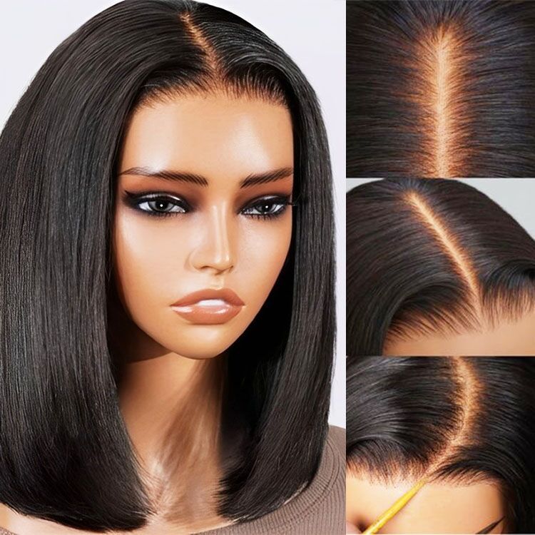 Ready to Go Glueless Super double drawn 13x4 Lace Bob Wig - Superlovehair