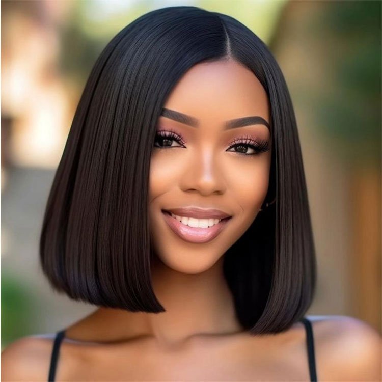 Ready to Go Glueless Super double drawn 13x4 Lace Bob Wig - Superlovehair