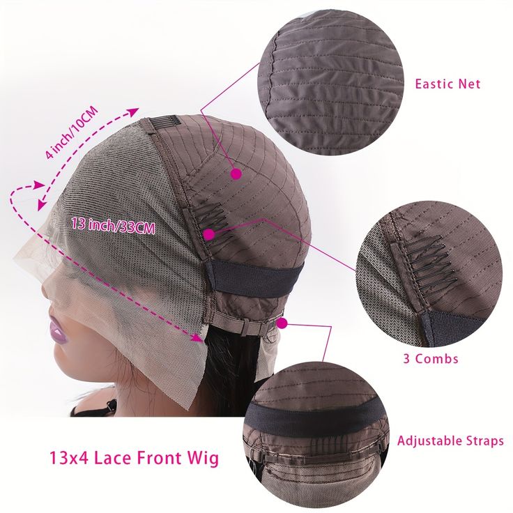 ReadytoGo 13x4 Lace Closure Glueless Bob Straight human Wigs - Superlovehair