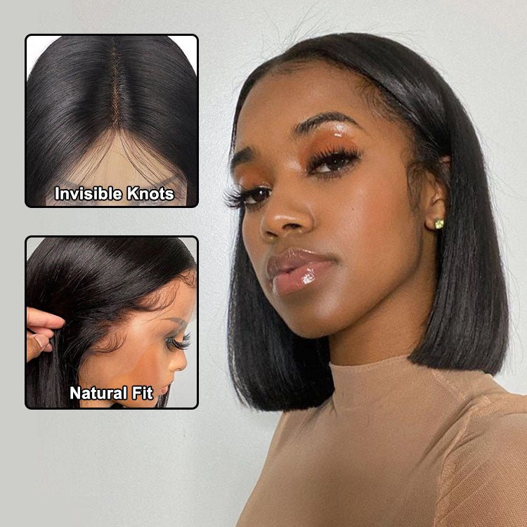 ReadytoGo Bob 4x4 Closure Lace Wig Human Hair - Superlovehair