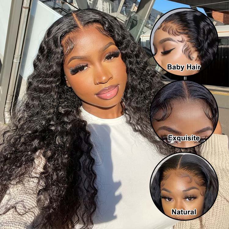 ReadytoGo Glueless 4x4 Lace Closure Water Wig - Superlovehair