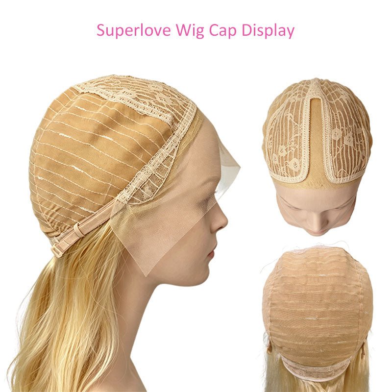Superlove Blonde 613 Wig 13X4 T Lace Front Wig Straight Human Brazilian Hair - Superlovehair