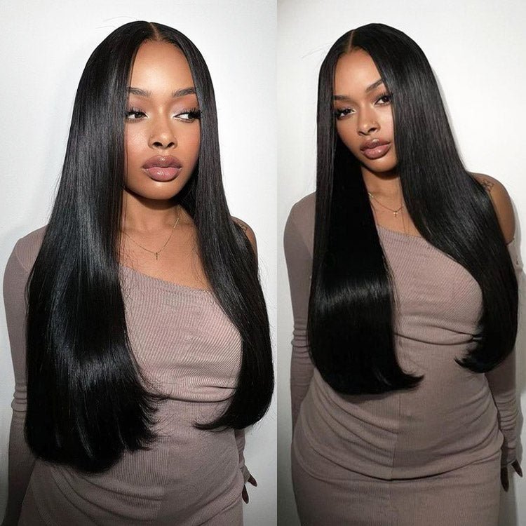 Superlove Hair 20 inch Glueless 5x5 Lace Closure Straight Invisible Knots Natural Virgin hair - Superlovehair