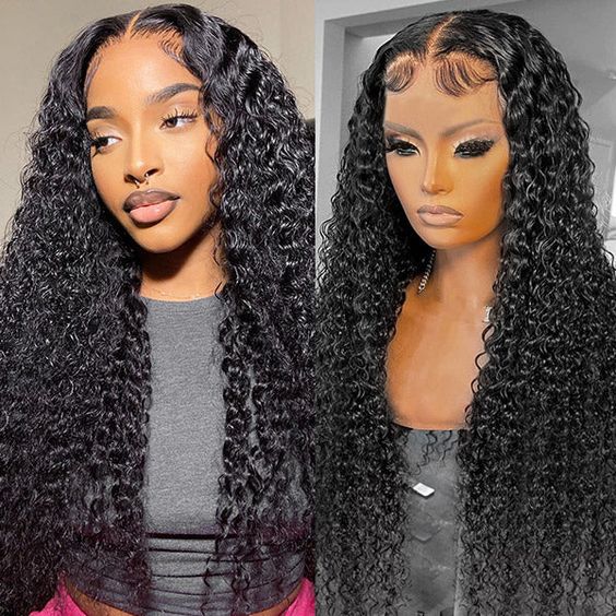 4X4 Lace Curly Wig Brazilian Human Hair Wigs 150% density - Superlovehair