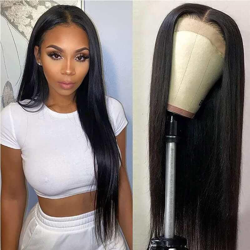 5X5 Pre Plucked Monglian Human Virgin Hair Lace Closure With Baby Hair - Superlovehair