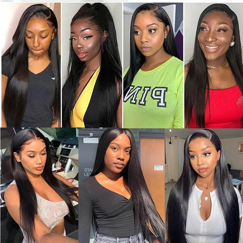 5X5 Pre Plucked Monglian Human Virgin Hair Lace Closure With Baby Hair - Superlovehair