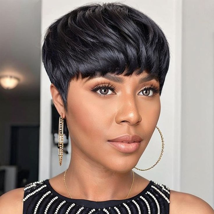 Flash Sale | ReadytoGo Pixie Cut Glueless Human Hair Wig Hot Boss Lady Hairstyle - Superlovehair