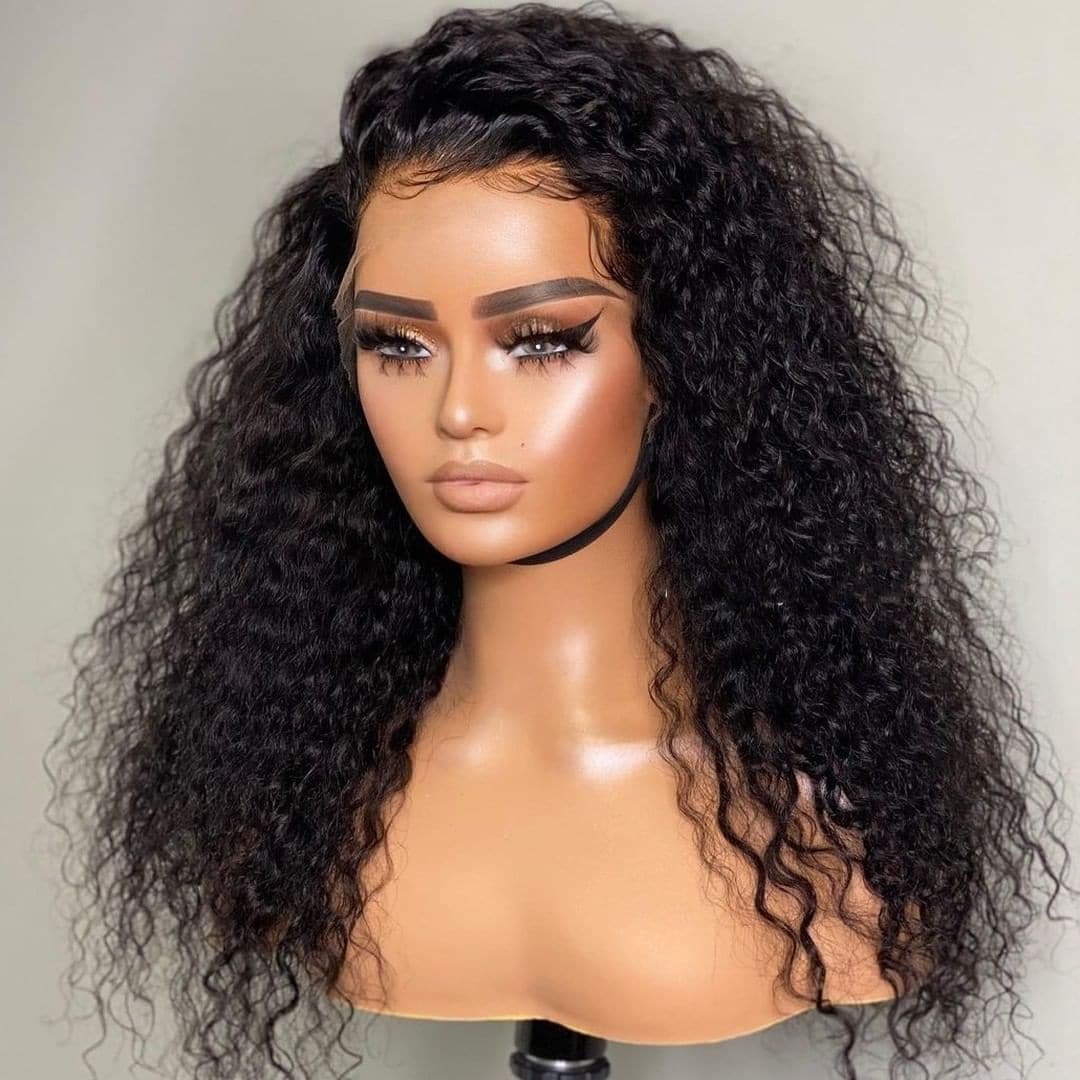 Glueless Water Wave 13x4 Frontal Lace Wig Full Volume 100% Human Hair - Superlovehair