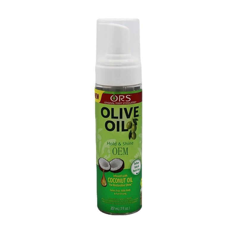 Olive Oil ORS Wrap Mousse Hold Shine Defines Curls - Superlovehair