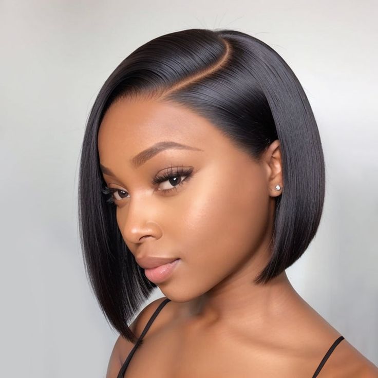 ReadytoGo Glueless 13x4 Full Frontal Straight Bob Wig - Superlovehair