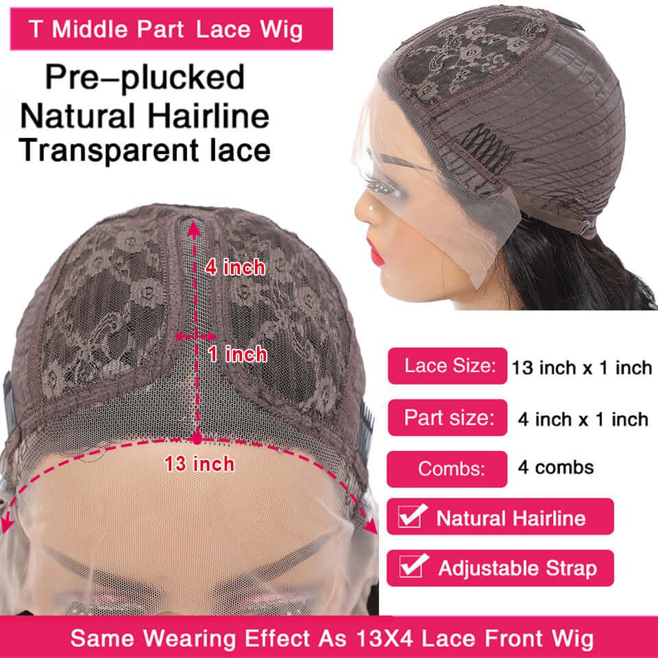 Straight Bob 13x1 Lace Frontal Wig Natural Black Hair - Superlovehair